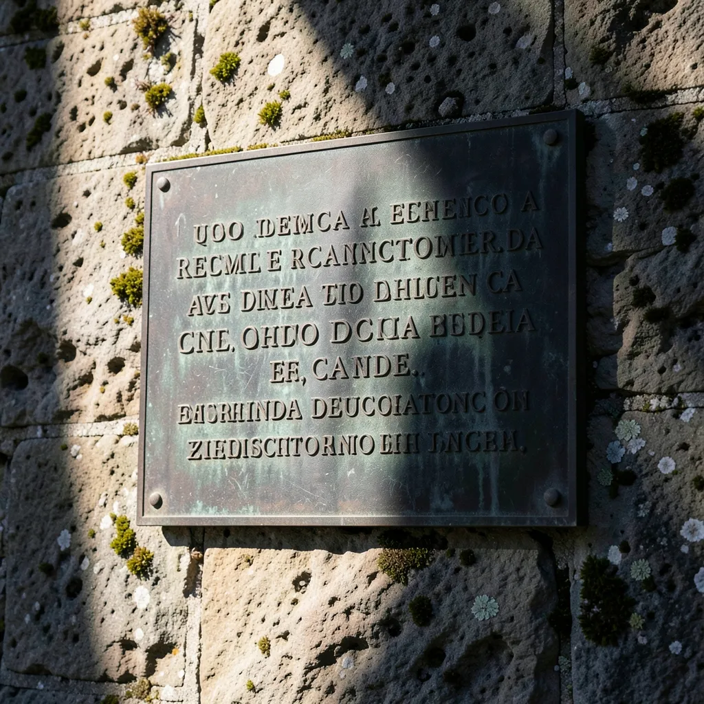 Epitaph — die Gedächtnistafel an Kirche und Grabmal