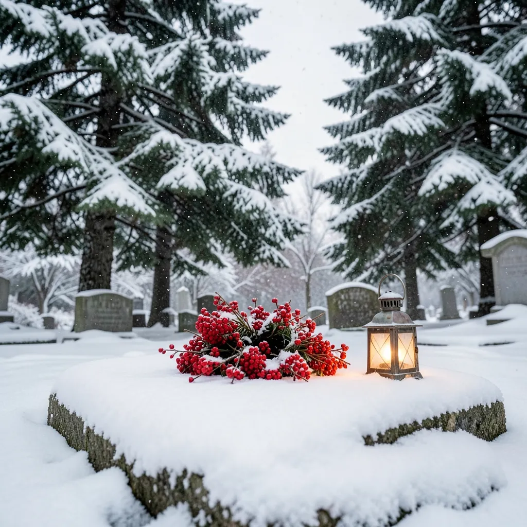 Grabpflege im Winter — was das Grab jetzt braucht