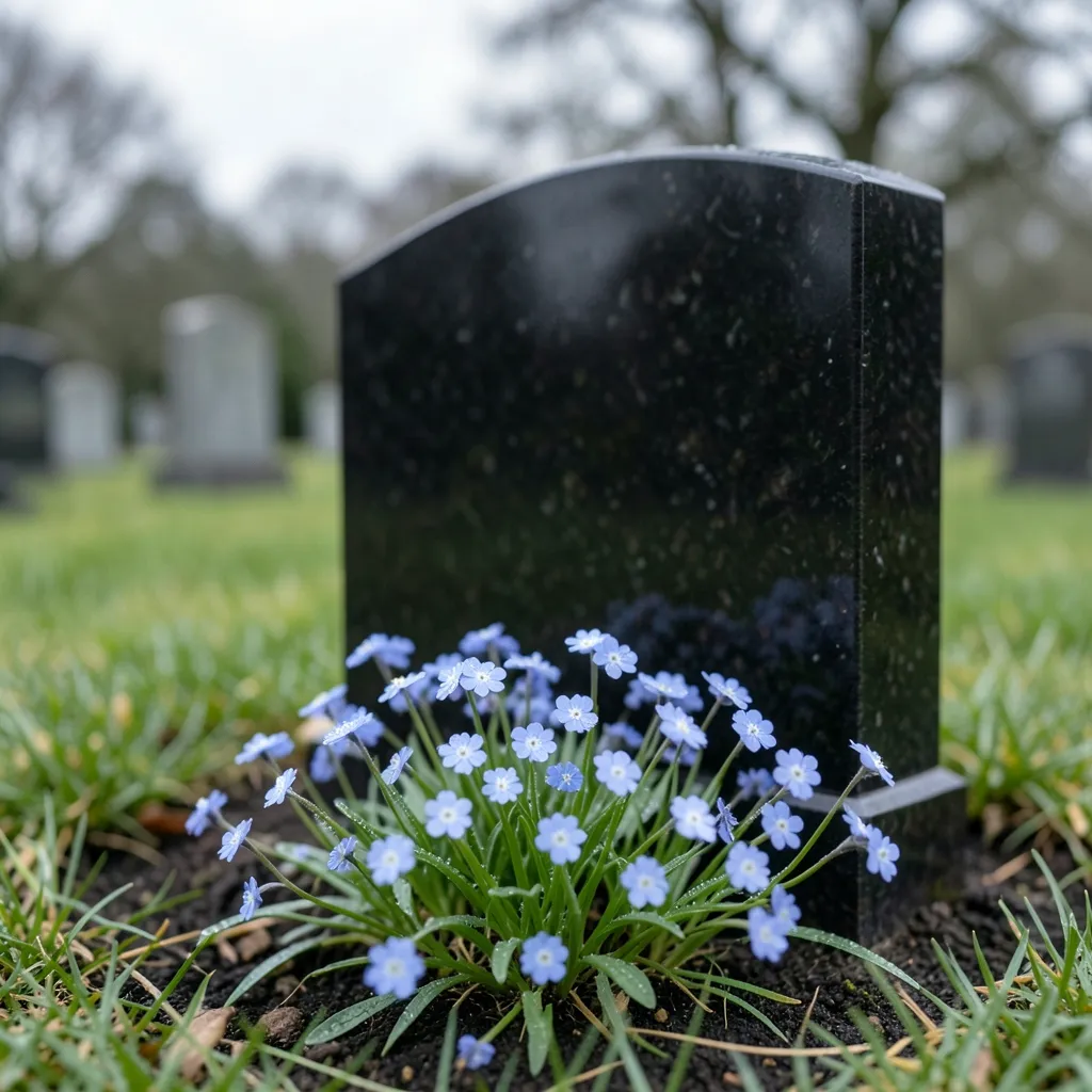 Vergissmeinnicht und andere Gedenkblumen — Symbolik der Erinnerung